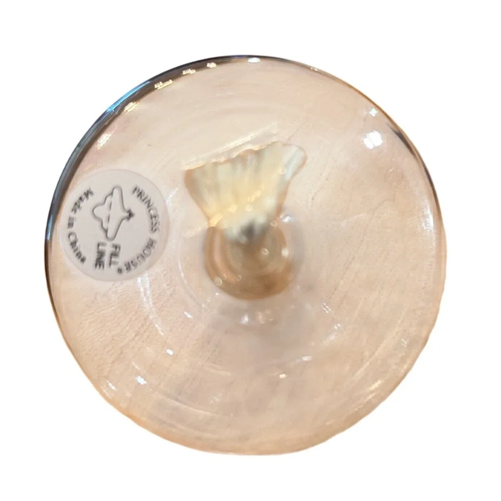 Princess House 601 Set of 3 Crystal Floating Oil Lamps with Wicks and Funnel